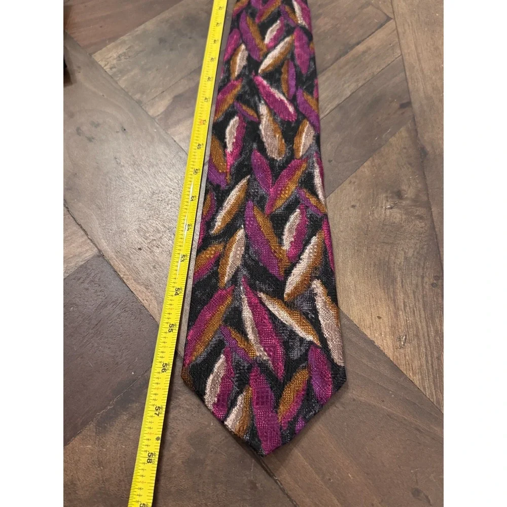 LDM 100% Silk Neck Tie Handmade Italy 58